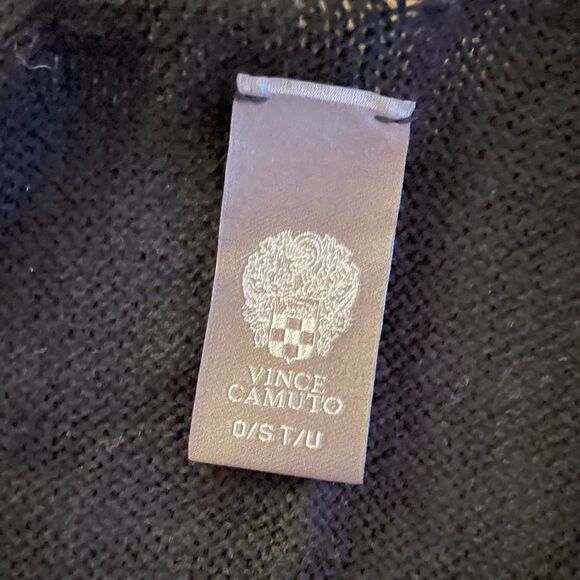 Vince Camuto Cozy Casual Topper Duster Sweater Black One Size NWOT - Picture 4 of 5